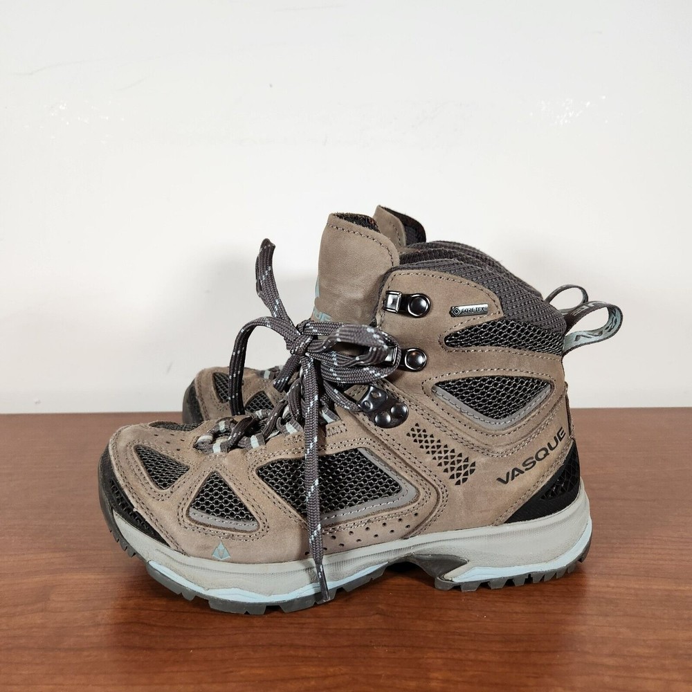 Vasque Breeze III GTX Women Size 7 Wide Waterproof Hiking Boots Wide Brown 7195